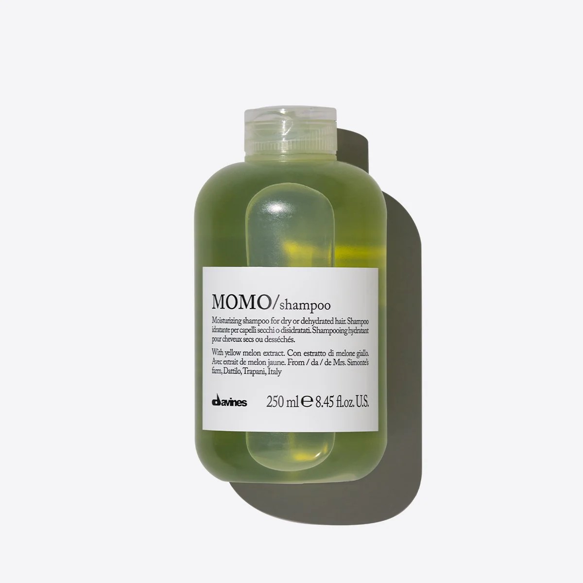 Davines MOMO Shampoo — shampoing hydratant melon